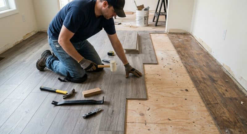 Plank Laminate Installation in Loudoun County, VA
