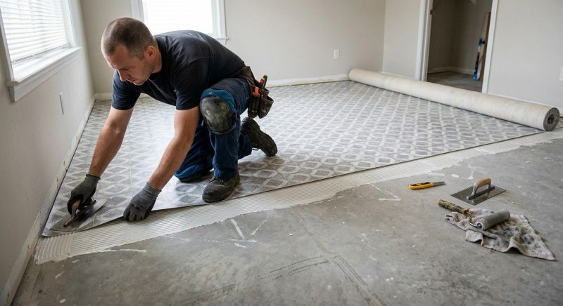 Sheet Linoleum Installation in New Braunfels, TX