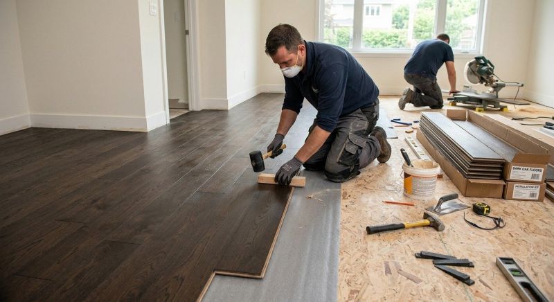 Hickory Floor Installation in San Antonio, TX