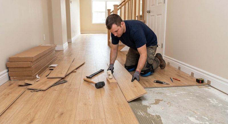 Laminate Floor Replacement in Roseville, CA