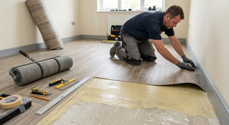 Sheet Flooring Installation in Granbury, TX